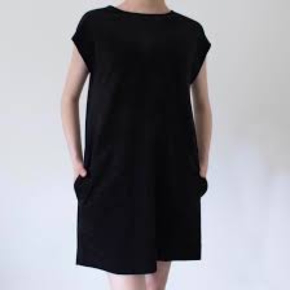 Wilfred Free Black Vegan Suede Nori Dress Size XS [perfect condition] - Picture 2 of 3